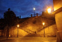 Prague cross-stairs Prague cross-stairs