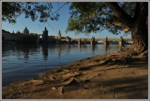 River of Prague with Charles Bridge River of Prague with Charles Bridge